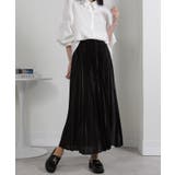 サテン プリーツロングスカート | Pumpkin  Port | 詳細画像20 