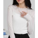 シアーパワーネット トップスカットソー | Pumpkin  Port | 詳細画像2 