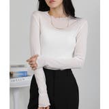 シアーパワーネット トップスカットソー | Pumpkin  Port | 詳細画像3 