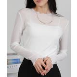 シアーパワーネット トップスカットソー | Pumpkin  Port | 詳細画像4 