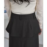 ウエストペプラムデザイン ナロータイトスカート | Pumpkin  Port | 詳細画像18 