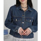 裾＆袖口レース付きショート丈Gジャン | Pumpkin  Port | 詳細画像16 