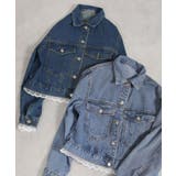 裾＆袖口レース付きショート丈Gジャン | Pumpkin  Port | 詳細画像19 