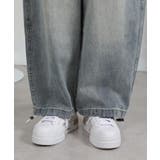 ロゴペイント デニムワイドルーズパンツ | Pumpkin  Port | 詳細画像33 