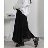 消しプリーツ ティアードロングスカート | Pumpkin  Port | 詳細画像8 