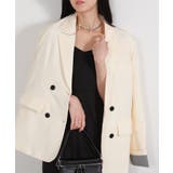 カフス ストライプポイント テーラードジャケット | Pumpkin  Port | 詳細画像10 