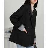 カフス ストライプポイント テーラードジャケット | Pumpkin  Port | 詳細画像22 