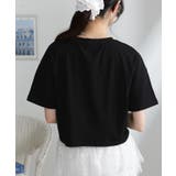 NEW YORK ロゴプリント ショート丈半袖Tシャツ | Pumpkin  Port | 詳細画像14 