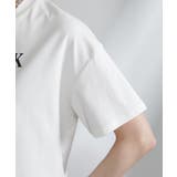 NEW YORK ロゴプリント ショート丈半袖Tシャツ | Pumpkin  Port | 詳細画像20 