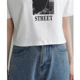 NEW YORK ロゴプリント ショート丈半袖Tシャツ | Pumpkin  Port | 詳細画像21 