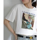 GIRL プリント ショート丈 半袖Tシャツ | Pumpkin  Port | 詳細画像16 