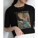 GIRL プリント ショート丈 半袖Tシャツ | Pumpkin  Port | 詳細画像4 