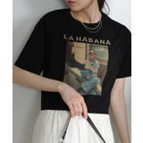GIRL プリント ショート丈 半袖Tシャツ | Pumpkin  Port | 詳細画像5 