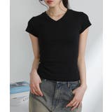 Vネック 半袖Tシャツ | Pumpkin  Port | 詳細画像8 
