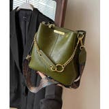 チェーンチャーム付 柄ベルト ショルダー | Pumpkin Port | 詳細画像12