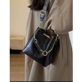 チェーンチャーム付 柄ベルト ショルダー | Pumpkin Port | 詳細画像16