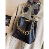 チェーンチャーム付 柄ベルト ショルダー | Pumpkin Port | 詳細画像17