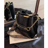 チェーンチャーム付 柄ベルト ショルダー | Pumpkin Port | 詳細画像18