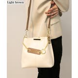 ライトブラウン | チェーンチャーム付 フェイクレザー ショルダーBAG | Pumpkin Port