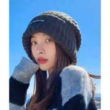 BIGシルエットで小顔効果もバッチリな あったかニット帽 | Pumpkin  Port | 詳細画像27 