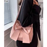 ピンク | フェイクレザー リボン トートBAG | Pumpkin Port