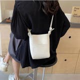 アイボリー | フェイクレザー サコッシュ BAG | Pumpkin  Port