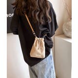 ビジュー付き ミニサコッシュ ショルダーバッグ | Pumpkin Port | 詳細画像12