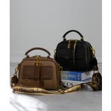 ロゴベルト付Wファスナーチャーム付スクエアショルダーバッグ | Pumpkin Port | 詳細画像20