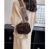 柄ベルト付 フラップショルダーバッグ | Pumpkin Port | 詳細画像4