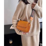 柄ベルト付 フラップショルダーバッグ | Pumpkin Port | 詳細画像6