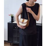 バイカラー 2タイプ持ち手付 ショルダーバッグ | Pumpkin Port | 詳細画像2