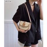 ライトベージュ | バイカラー 2タイプ持ち手付 ショルダーバッグ | Pumpkin Port