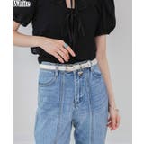 ホワイト | シルバー ハートチャーム付ベルト | Pumpkin  Port