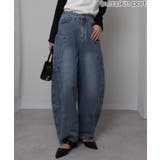 BIGポケットデザイン デニム カーヴパンツ | Pumpkin Port | 詳細画像1