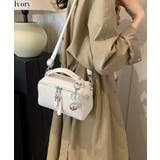 アイボリー | ボールチャーム付バニティバッグ | Pumpkin Port