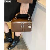 ブラウン | ボールチャーム付バニティバッグ | Pumpkin Port