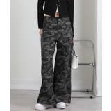 迷彩柄ワイド ルーズパンツ | Pumpkin Port | 詳細画像2