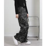 迷彩柄ワイド ルーズパンツ | Pumpkin Port | 詳細画像4