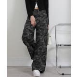 迷彩柄ワイド ルーズパンツ | Pumpkin Port | 詳細画像9