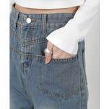 ダブルフロントポケット デニムワイドパンツ | Pumpkin Port | 詳細画像14