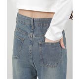 ダブルフロントポケット デニムワイドパンツ | Pumpkin Port | 詳細画像16