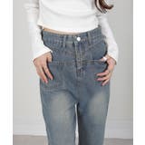 ダブルフロントポケット デニムワイドパンツ | Pumpkin Port | 詳細画像2