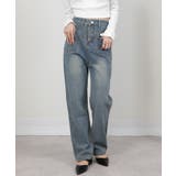 ダブルフロントポケット デニムワイドパンツ | Pumpkin Port | 詳細画像4