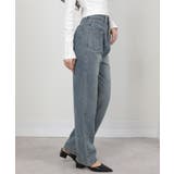 ダブルフロントポケット デニムワイドパンツ | Pumpkin Port | 詳細画像5