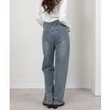 ダブルフロントポケット デニムワイドパンツ | Pumpkin Port | 詳細画像7