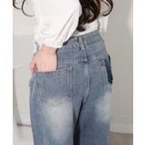 レースウエスト ジルコン付 デニムパンツ | Pumpkin Port | 詳細画像18