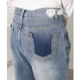 レースウエスト ジルコン付 デニムパンツ | Pumpkin Port | 詳細画像19