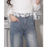 レースウエスト ジルコン付 デニムパンツ | Pumpkin Port | 詳細画像2