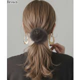 ブラウン | ファーヘアゴム | Pumpkin  Port