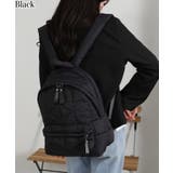 ブラック | キルティング リュックサック | Pumpkin  Port